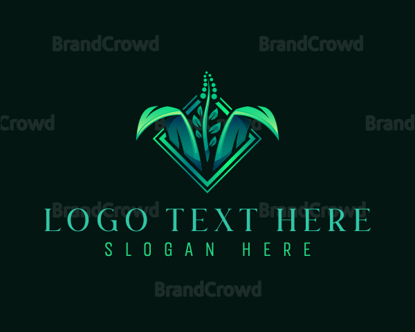 Grass Garden Landscaping Logo