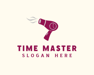 Hair Dryer Time logo design