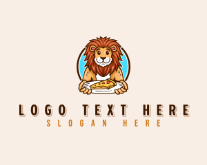 Dining - Lion Cheese Pizza logo design