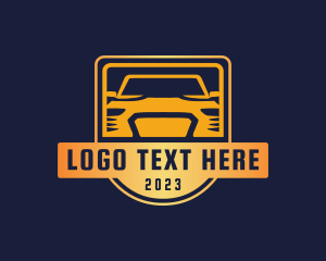 Road Trip - Mechanical Car Driver logo design