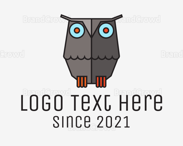 Barn Owl Bird Logo