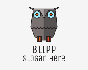 Barn Owl Bird Logo