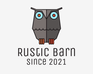 Barn - Barn Owl Bird logo design