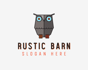 Barn Owl Bird logo design