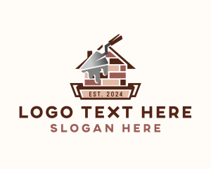 Stonework - Masonry Brick Construction logo design