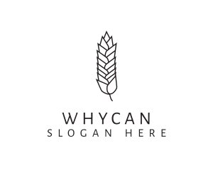 Wheat Grain Plant Logo