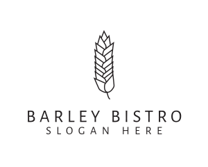 Barley - Wheat Grain Plant logo design