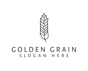 Grain - Wheat Grain Plant logo design
