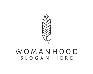 Plant - Wheat Grain Plant logo design