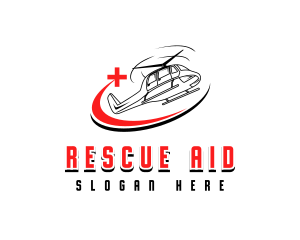 Rescue - Medical Rescue Helicopter logo design
