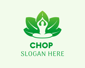 Green - Meditate Yoga Spa logo design