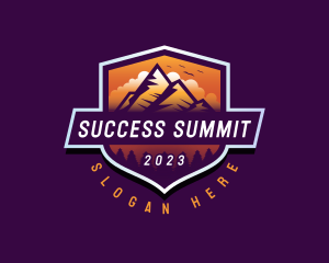 Camp Summit Mountain Survival logo design