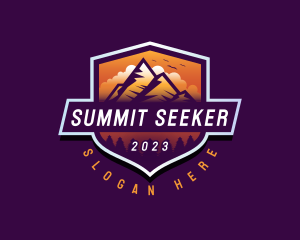 Camp Summit Mountain Survival logo design