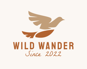 Wild Sparrow Bird  logo design