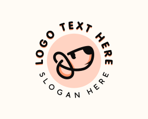 Pet Grooming - Dog Pet Letter P logo design