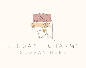 Elegant Female Jewelry logo design