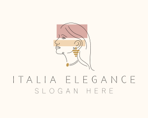 Elegant Female Jewelry logo design