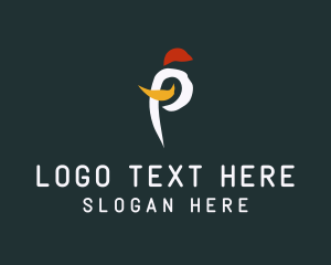 Cockatoo - Startup Firm Brushstroke Letter P logo design