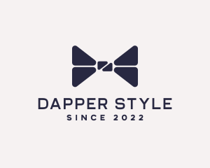 Dapper - Bow Tie Attire Tux logo design