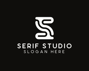 Stylish Studio Letter S logo design