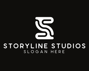 Stylish Studio Letter S logo design