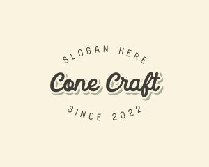 Retro Fancy Cursive  logo design