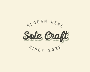 Retro Fancy Cursive  logo design