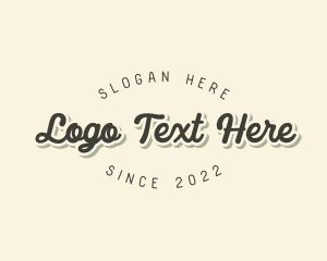 Funky - Retro Fancy Cursive logo design