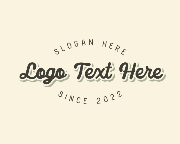 Script - Retro Fancy Cursive logo design