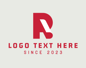 Letter R - Architecture Letter R logo design