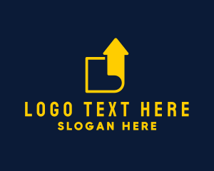 Document - Startup Boot Letter L logo design