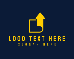 Document - Startup Boot Letter L logo design