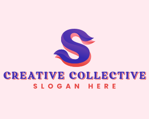 Creative Media Studio Letter S logo design