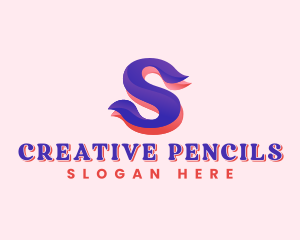 Creative Media Studio Letter S logo design