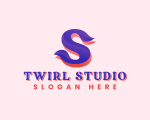 Creative Media Studio Letter S logo design