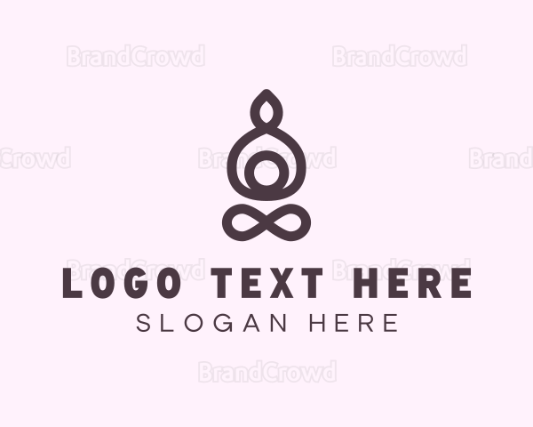 Yoga Exercise Wellness Logo