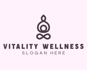 Yoga Exercise Wellness logo design