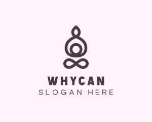 Person - Yoga Exercise Wellness logo design