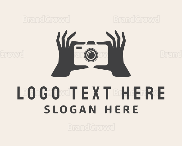 Camera Photography Hand Logo