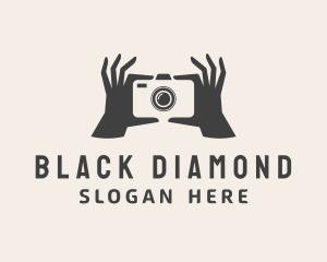 Camera Photography Hand  logo design