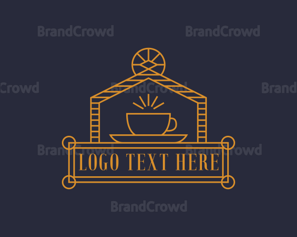 Luxury Cafe Coffee Logo