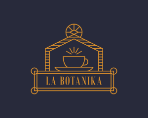 Luxury Cafe Coffee  Logo