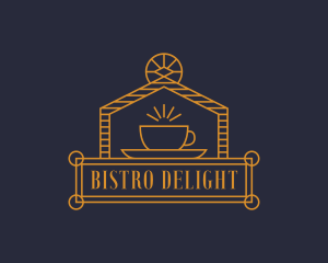 Luxury Cafe Coffee  logo design