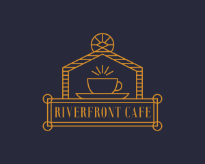 Luxury Cafe Coffee  logo design