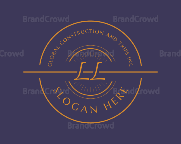 Orange Elegant Business Logo