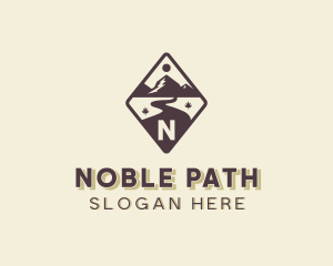 Mountain Pathway Road logo design