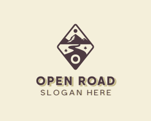 Mountain Pathway Road logo design