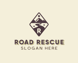 Mountain Pathway Road logo design