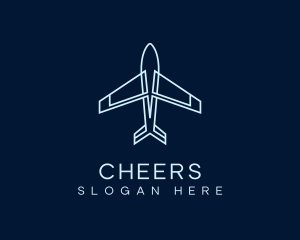 Airplane Travel Tour Logo