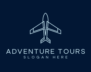 Tour - Airplane Travel Tour logo design